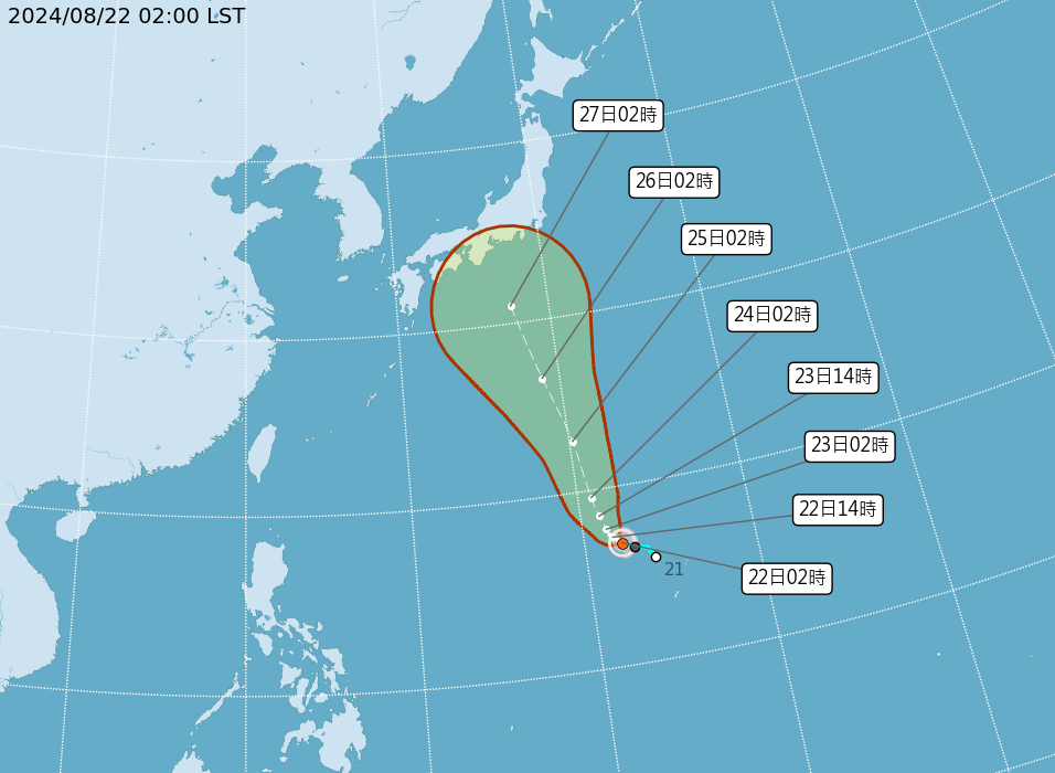 氣象專家預警：熱浪將持續，輕颱「珊珊」有望增強接近日本