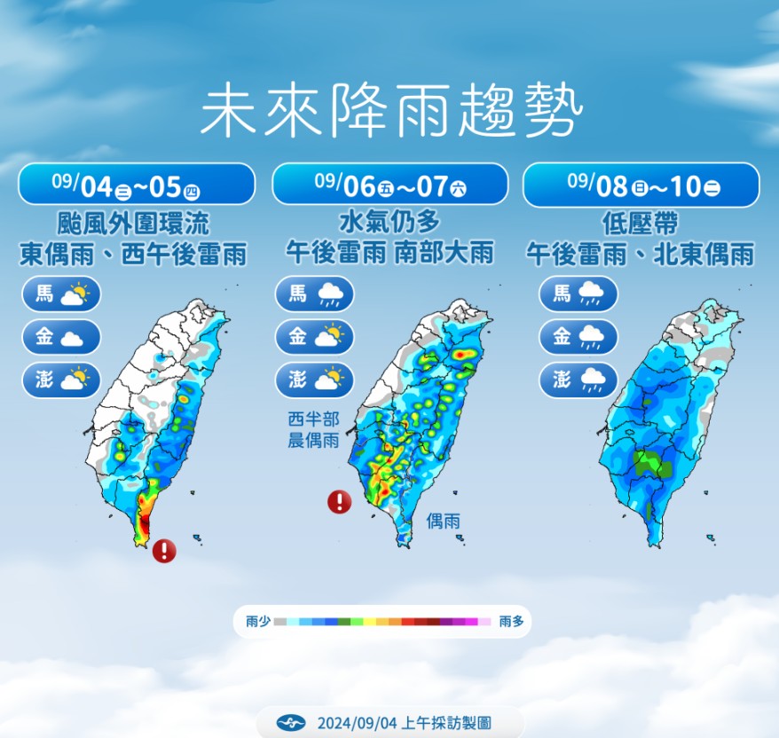 熱帶低壓生成　颱風機率低但全台將迎來濕答答的未來一周