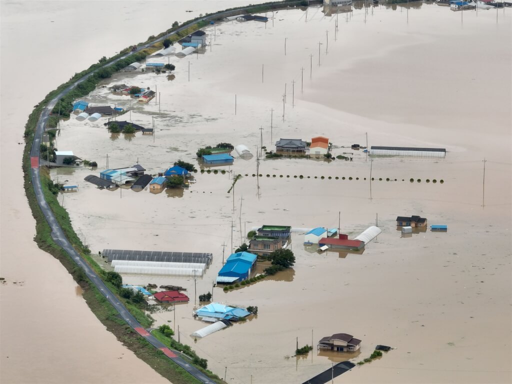 韓國梅雨災情擴大！忠清南道洪患釀3死、上千人緊急撤離