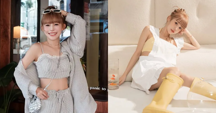 紀卜心陷雙重爭議!業配「打翻食物」遭轟又被反嗆 自創手搖飲十盛爆倒店潮再掀討論