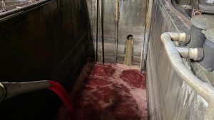 福伯食品私設管線深夜排廢水遭重罰勒令停工