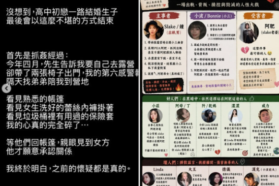 霧峰幫不倫風波怎麼回事?元配阿肥控遭閨密小波背叛,露營抓到丈夫外遇證據