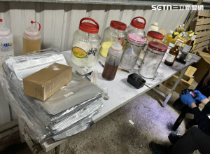 竹聯幫信堂涉農舍製販彩虹菸！低價拋售搶年輕市場　6嫌遭警攻堅逮捕（圖／翻攝畫面）