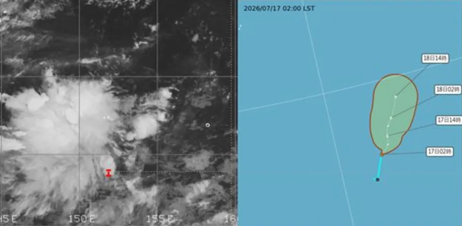 紅霞颱風最快生成又恐變短命颱（(圖／擷自CIMSS）