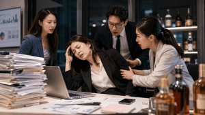 法蘭絲股份有限公司判賠1228萬！31歲女副理到職3個月過勞中風　失語癱瘓毀掉人生（圖／Ai生成示意圖）