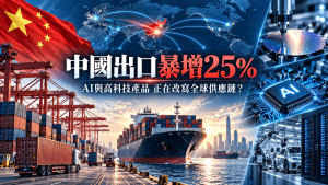 中國出口暴增25%！AI、高科技製造與全球供應鏈重組一次看