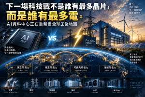 AI競爭正在從晶片延伸到電力。Reuters最新分析指出，AI資料中心、電動車、自動化與製造電氣化同步推高全球電力需求