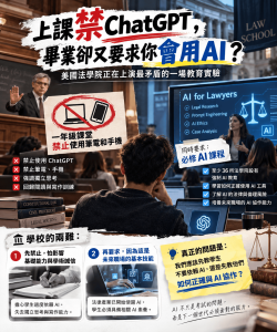 上課禁ChatGPT卻強制學AI？美國法學院重寫AI教育規則