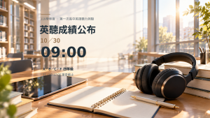116英聽成績查詢10/30開放！A至F等級、複查與二試