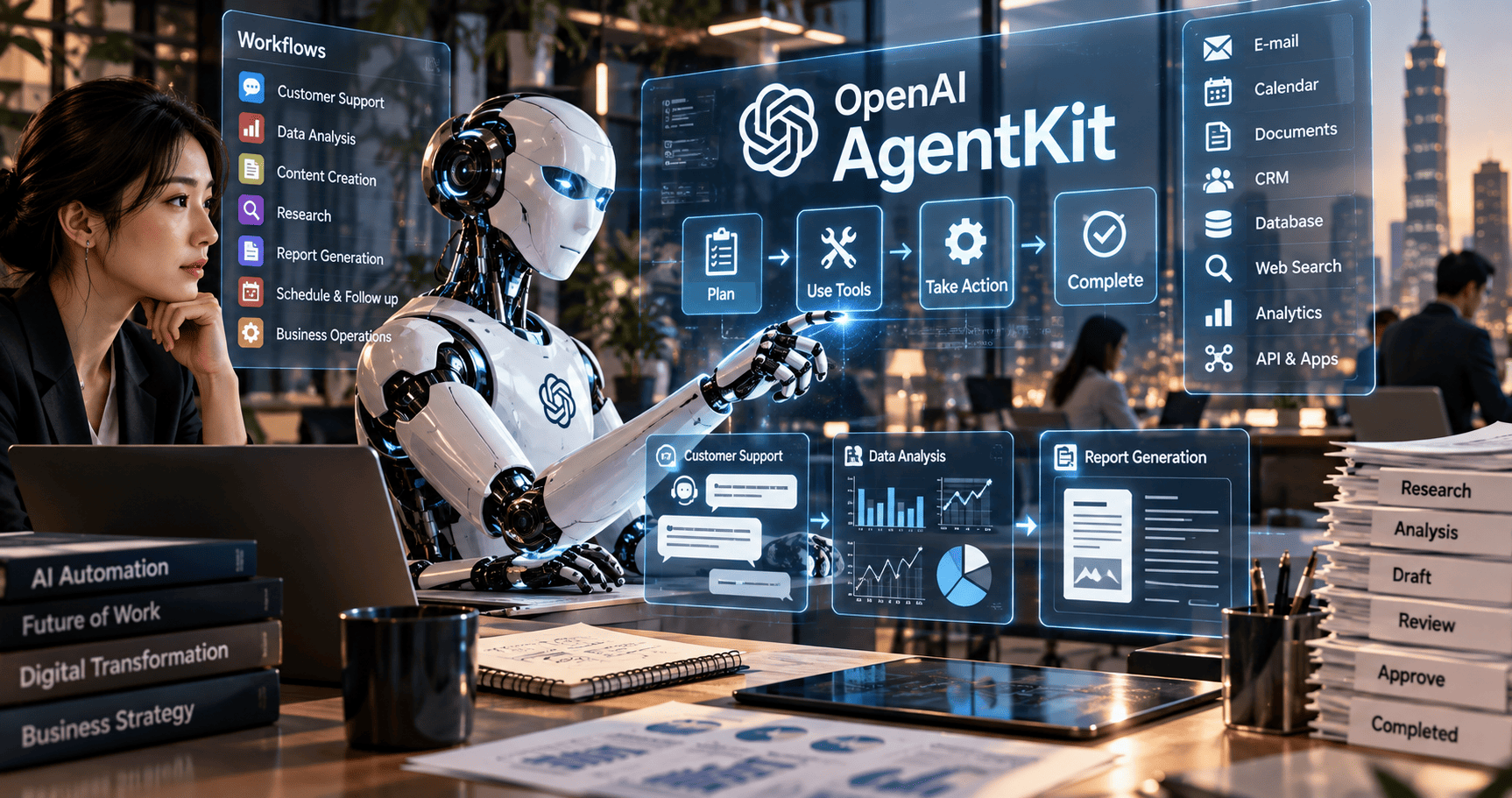 AI不只回答問題,開始直接幫你工作?OpenAI AgentKit登場,下一波職場改變可能是「工作流程被AI接手」