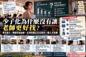 少子化下教師荒為何沒消失？614名代理教師待聘背後原因