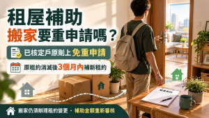 2026租屋補助搬家怎麼辦？3個月補新租約、2027新制與追繳