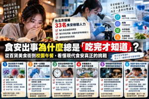 食安為何總是吃完才知道？台北33人擴編強化食品中毒檢驗